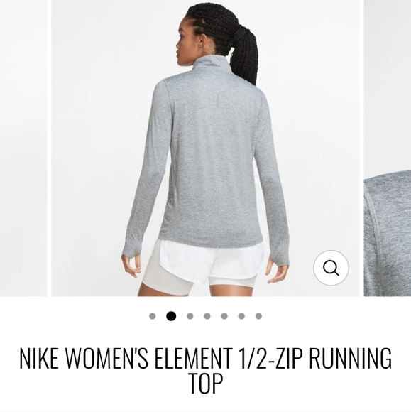 NWT Nike Women's Element 1/2-Zip Running Top. - Picture 9 of 11
